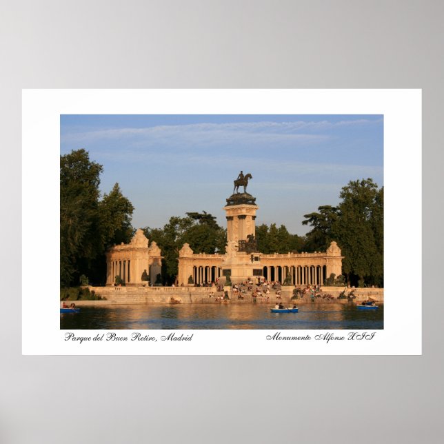 Affiche El Buen Retiro, Madrid (Devant)