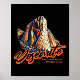 Affiche El Capitan Parc national de Yosemite Californie Es
