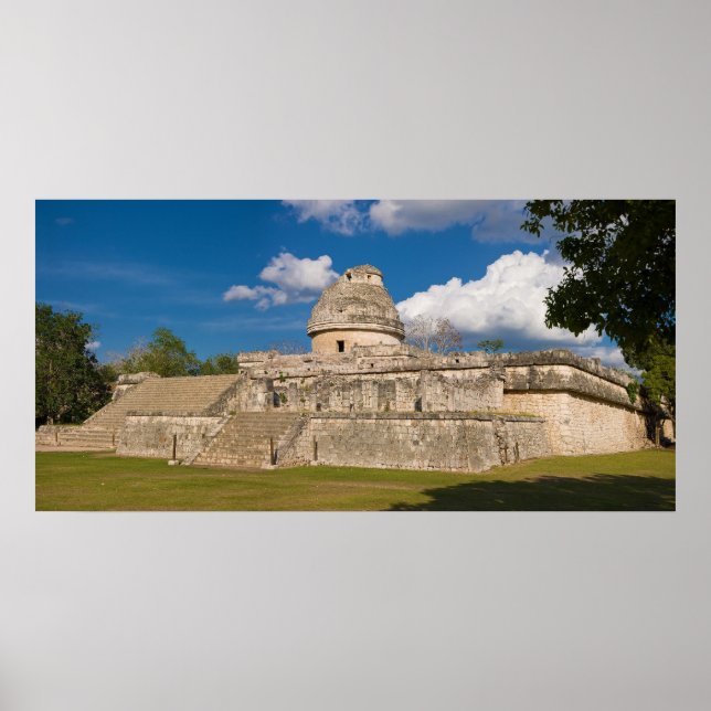 Affiche El Caracol à Chichen Itza (Devant)