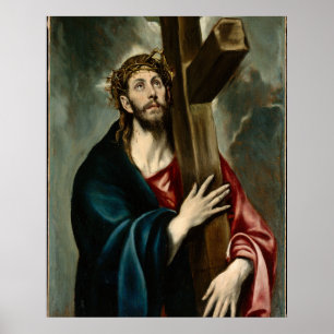 Affiche El Greco - Christ Portant La Croix