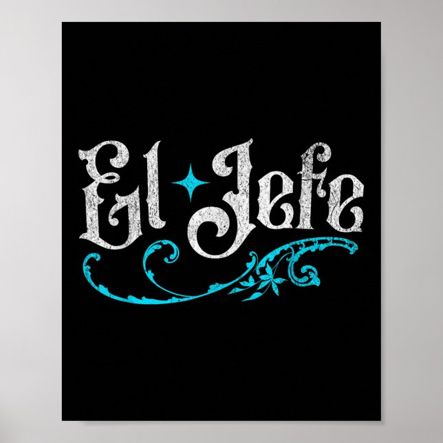Affiche El Jefe Le Boss Funny Cinco De Mayo En Espagnol Mo (Devant)