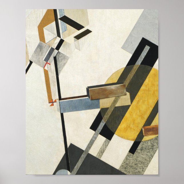 Affiche El Lissitzky Proun 19D (Devant)