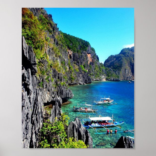 Affiche El Nido à Palawan (Devant)