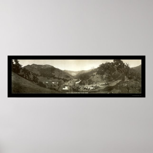 Affiche El Portal Yosemite CA Photo 1908 (Devant)