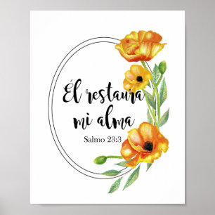 Affiche El restaura mi alma Póster