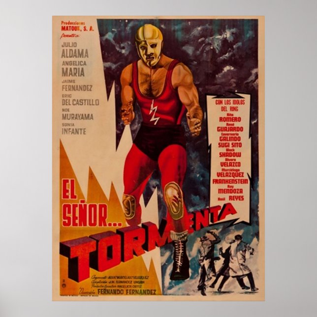 Affiche El Senor Tormenta (Devant)