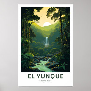 Affiche El Yunque Porto Rico Travel Print