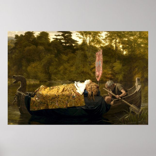 Affiche Elaine par Sophie Anderson (Devant)