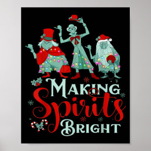 Affiche Élargir l'esprit de Noël Rétro Noël Mov