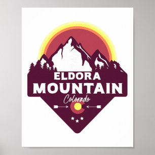 Affiche Eldora montagne Colorado Co Montagnes Rocheuses Ra