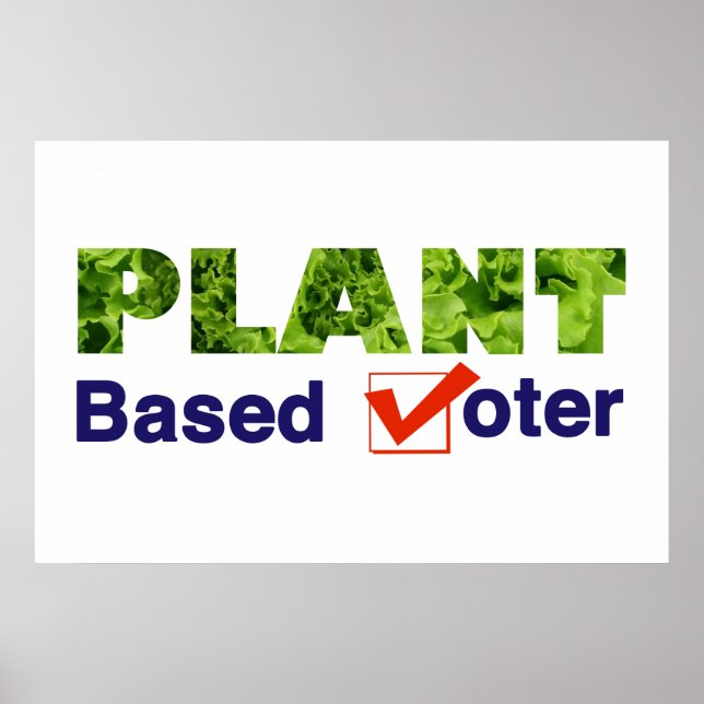 Affiche Électeur plante (Devant)