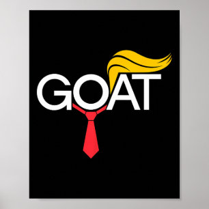 Affiche Élection de chèvre de Trump drôle de soutien répub