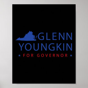 Affiche Élection du gouverneur de Virginie Glenn Youngkin