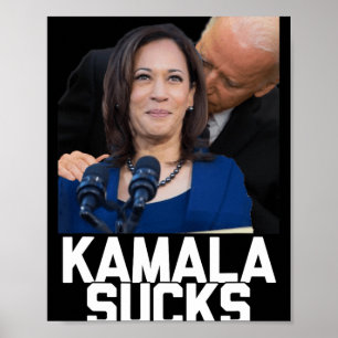 Affiche Élection du président Kamala Harris 2024 Trump Hal