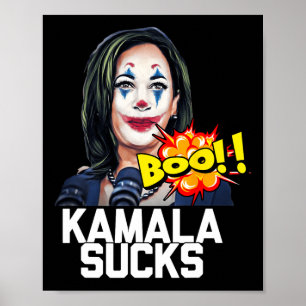 Affiche Élection du président Kamala Harris 2024 Trump Hal