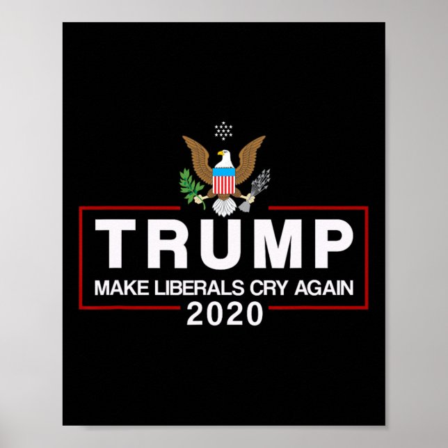 Affiche Élection pro Donald Trump républicain Gop  (Devant)