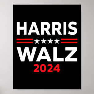 Affiche Élection Wheimer 2024 Kamala Harris Tim Waltz 2024