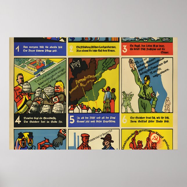 Affiche électorale du KPD allemand 1932 Le travail (Devant)