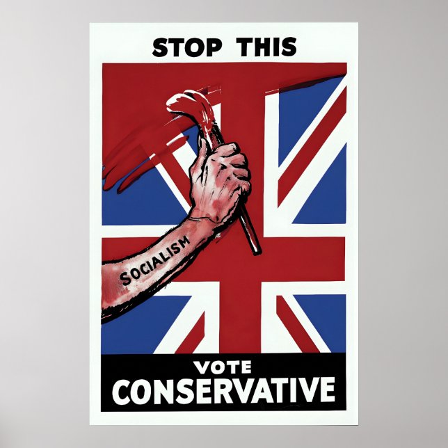 Affiche électorale du Parti conservateur britanniq (Devant)