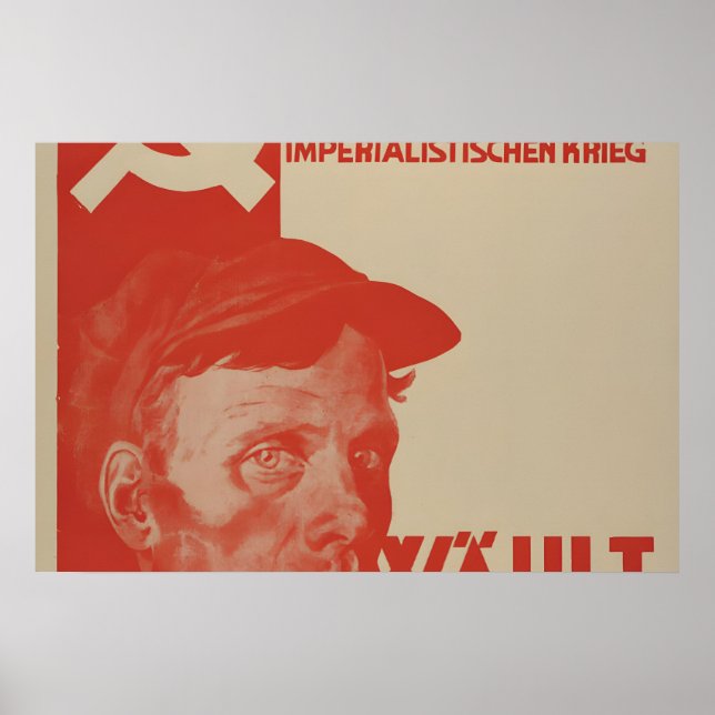 Affiche électorale KPD 1932 Votez Ernst Thälmann (Devant)