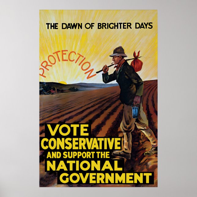 Affiche électorale Parti conservateur britannique  (Devant)