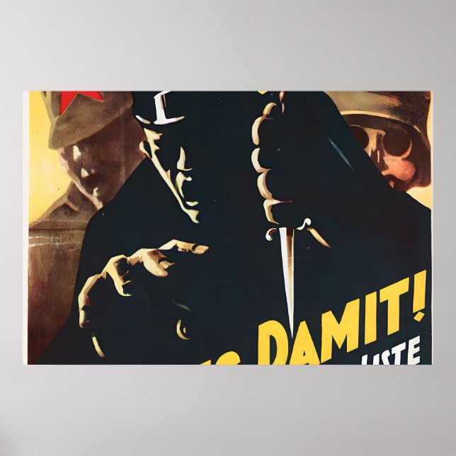 Affiche électorale SPD 1932 Ce sont les ennemis de (Devant)