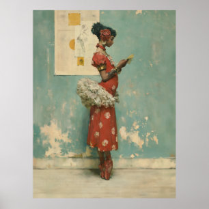 Affiche Élégance de ballet vintage
