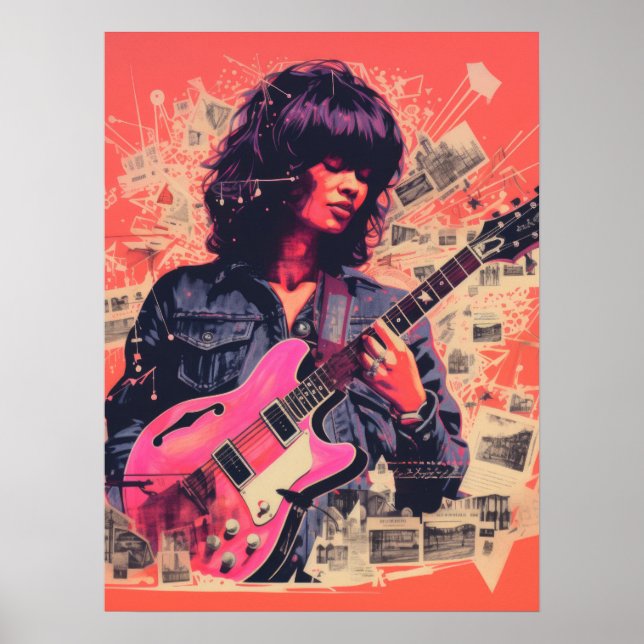 Affiche Élégance de la force : L'art du rock (Devant)