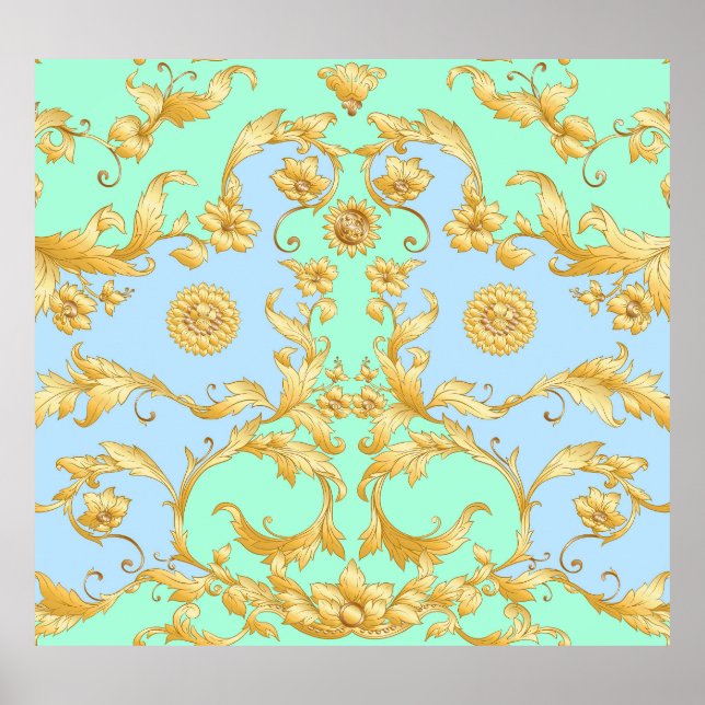 Affiche Élégance de la Renaissance baroque Rococo (Devant)