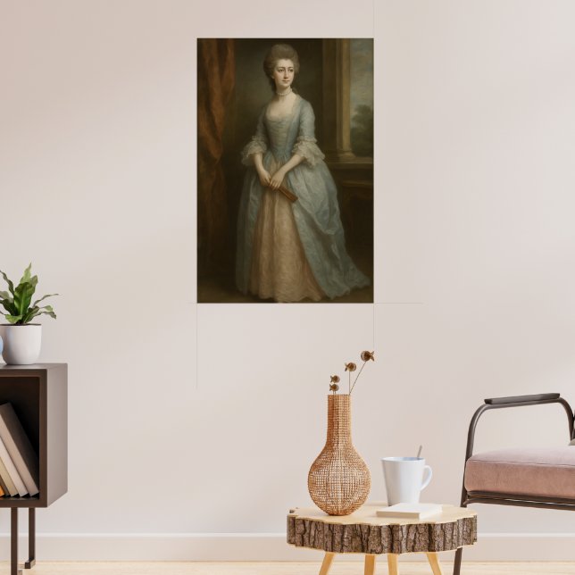 Affiche "Elégance de l'ère | Portrait de dame britannique  (Salon 3)