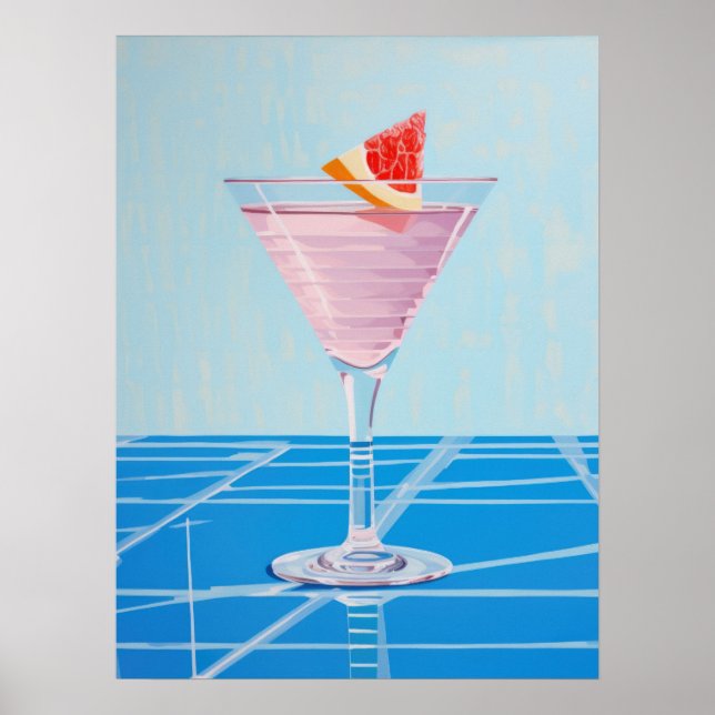 Affiche Élégance des agrumes (Devant)