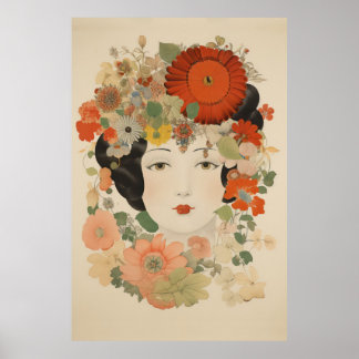 Affiche Élégance Florale