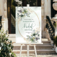 Élégance Fraîche Bienvenue Mariage Eucalyptus Si