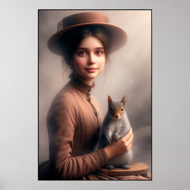 Affiche Élégance intemporelle de l'ère victorienne sur le  (Devant)