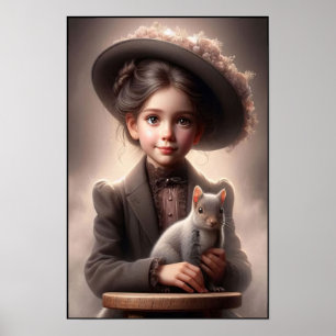 Affiche Élégance intemporelle de l'ère victorienne sur le
