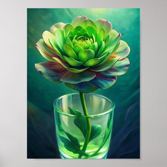 Affiche "Élégance luxuriante" (Devant)