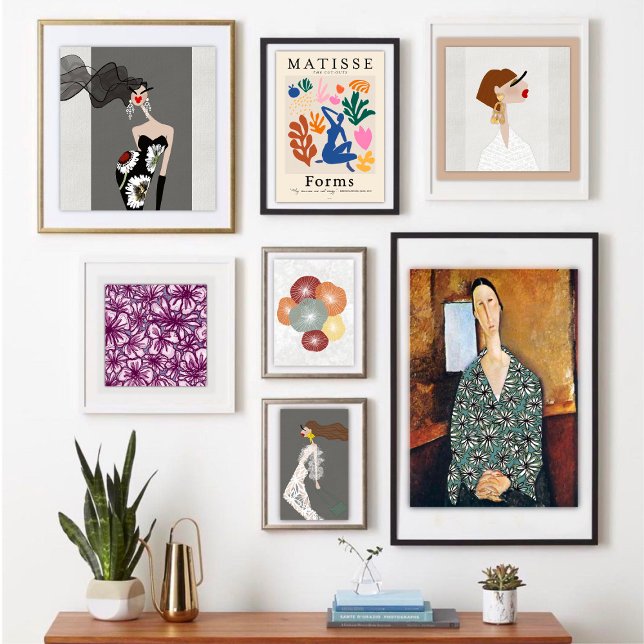 Affiche Élégance Sophistiquée Art de la Mode Glamour (Créateur téléchargé)