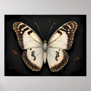 Affiche Élégance vintage des papillons, Nature intemporell