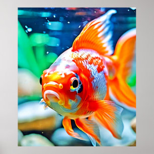 Affiche Elégant Aquarium Poisson animal de compagnie