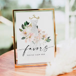 Affiche Élégant Blush Floral Fête des mariées Favoriser Si<br><div class="desc">Ce magnifique design présente un bouquet de belles fleurs blush enveloppé autour d'une élégante robe de mariée et d'une police de caractères moderne (couleur modifiable). Voir la collection entière pour plus d'articles correspondants ! Regardez notre vidéo sur "Comment modifier dans Zazzle" à YouTube.com/CreativeUnionDesign</div>