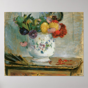 Affiche Elegant Dahlia Flowers Artistic Print