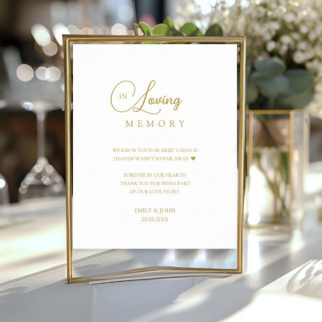 Affiche Élégant dans le Mariage de mémoire aimer (Créateur téléchargé)