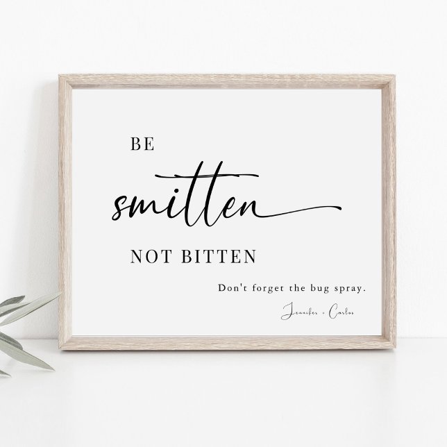 Affiche Élégant écran solaire de mariage et Spray de bogue (Créateur téléchargé)