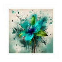 Élégant Fleur à ballon unique