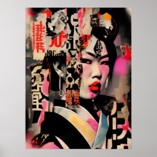Affiche Elegant Geisha : Propaganda Paragon