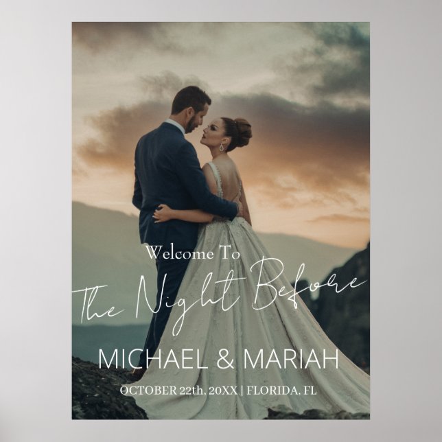 Affiche Élégant La Nuit Avant Le Dîner De La Répétition Ph (Devant)