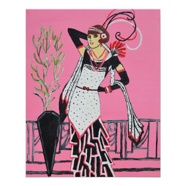 Affiche Elegant Lady 2 (Devant)