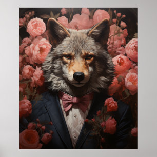 Affiche Élégant loup