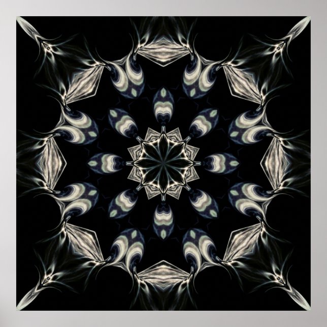 Affiche Elégant Mandala (Devant)
