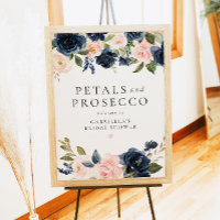 Elégant Marine Blush Petals & Prosecco Fête des ma